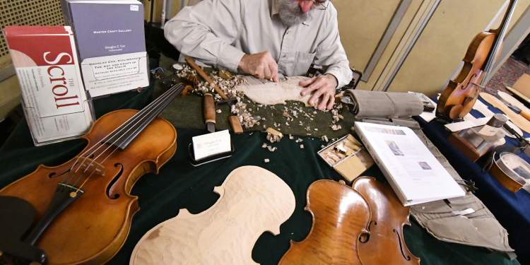 VSO Violinmaker-in-Residence at Work